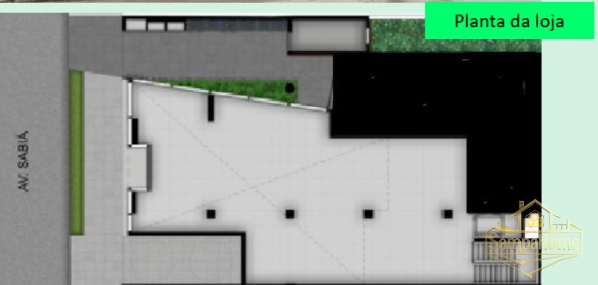 Loja-Salão, 240 m² - Foto 3